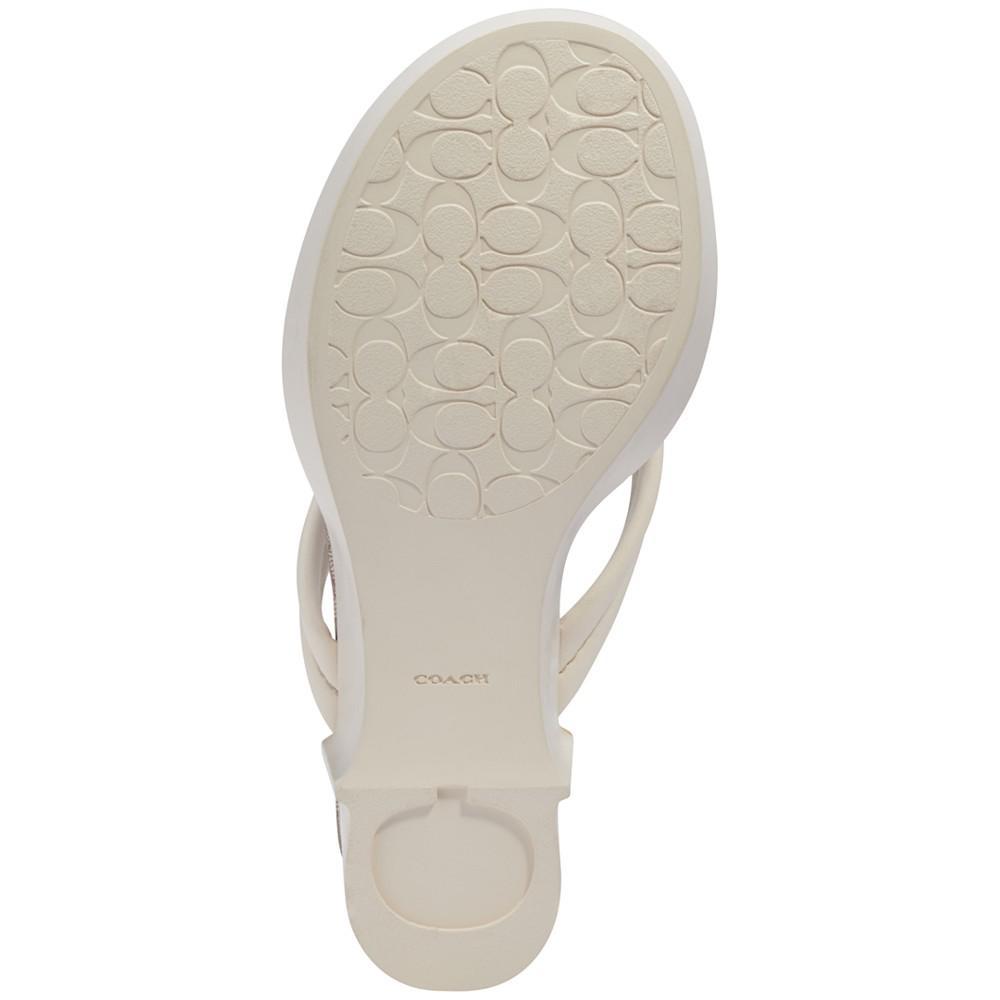 商品Coach|Women's Franki Platform Flip-Flop Sandals,价格¥488,第7张图片详细描述