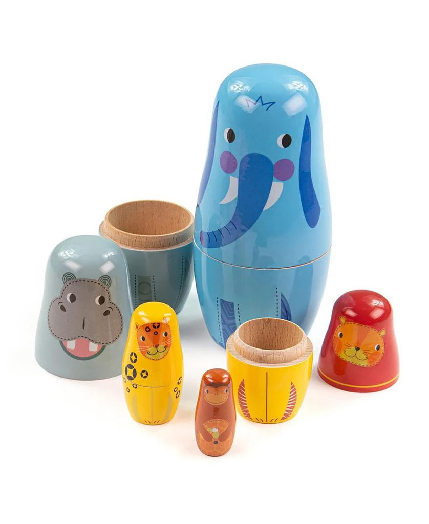 商品Tidlo|Jungle Animal Russian Dolls - Ages 3 Years +,价格¥367,第1张图片详细描述