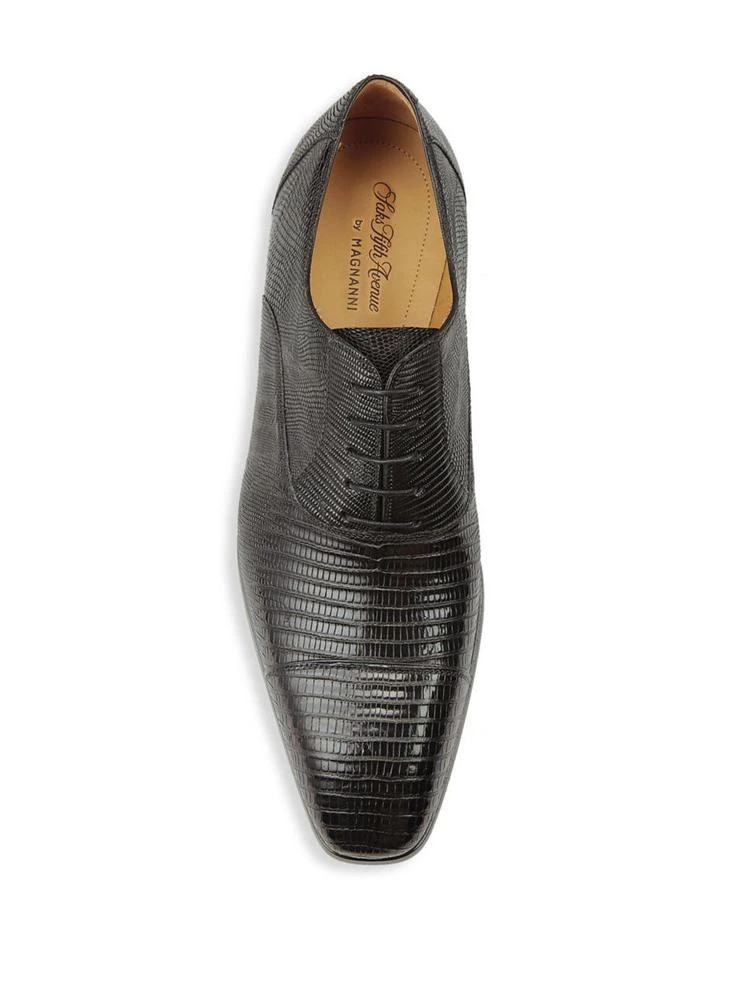 商品Saks Fifth Avenue|COLLECTION BY MAGNANNI Lizard Monk Cap Toe Oxfords,价格¥5980,第4张图片详细描述