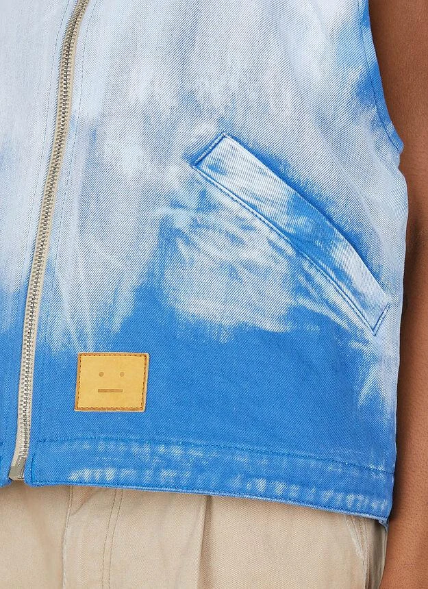 商品Acne Studios|Bleached Sleeveless Jacket in Blue,价格¥1960,第5张图片详细描述