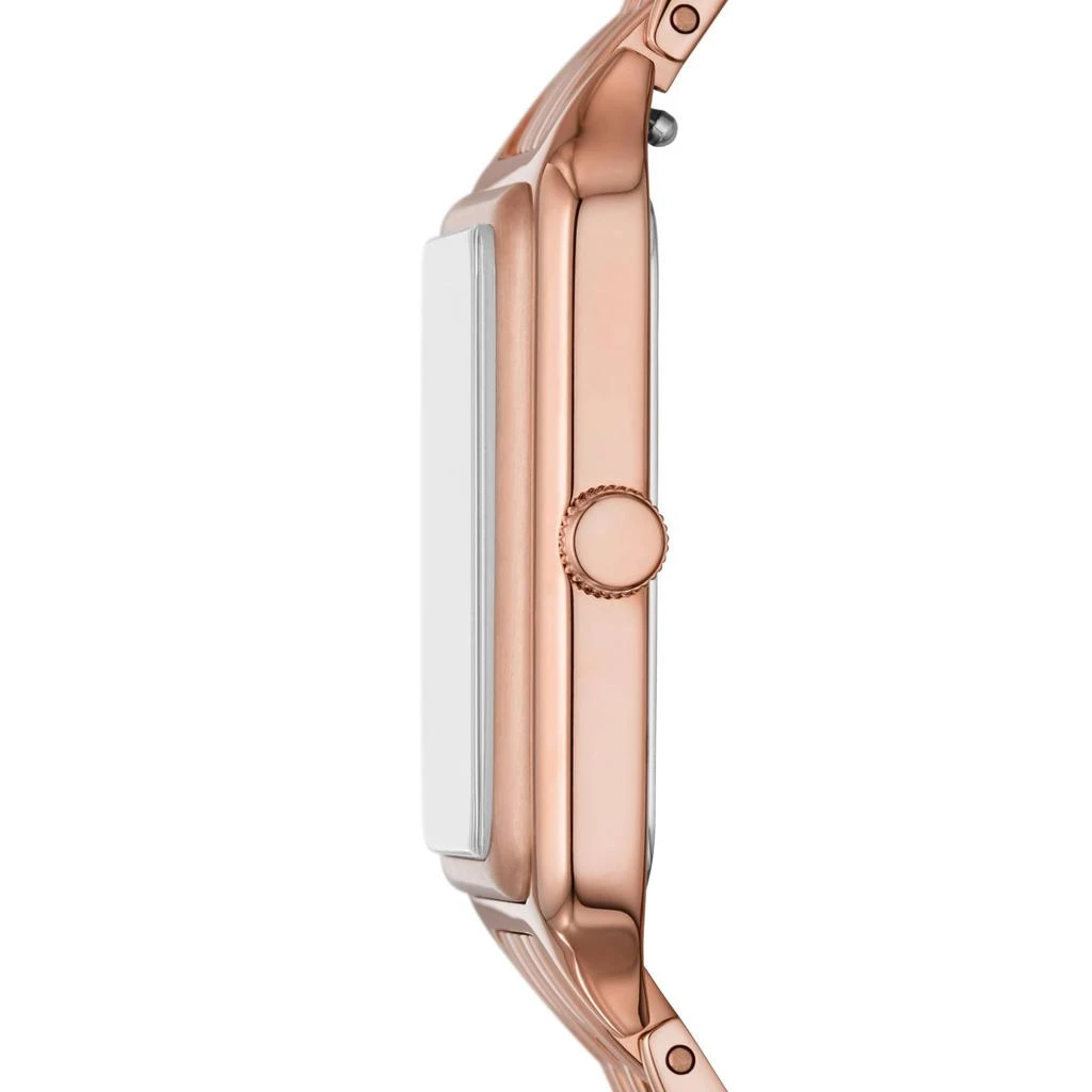 商品Fossil|Raquel Three-Hand Date Rose Gold-Tone Stainless Steel Watch - ES5323,价格¥1000,第2张图片详细描述