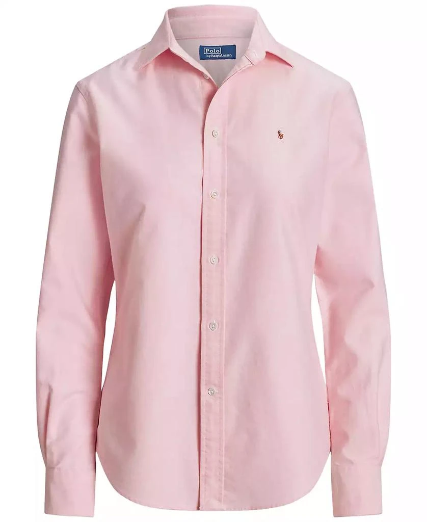 商品Ralph Lauren|女款柔软棉质牛津修身衬衣,价格¥947,第5张图片详细描述
