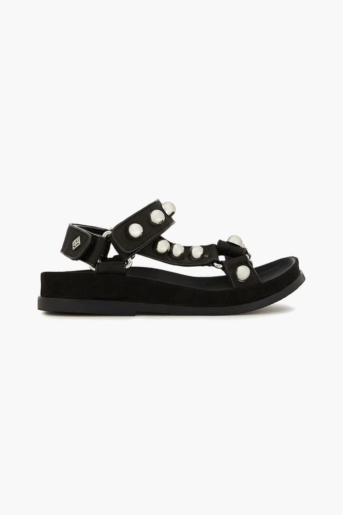 商品Sandro|Studded grosgrain sandals,价格¥663,第1张图片