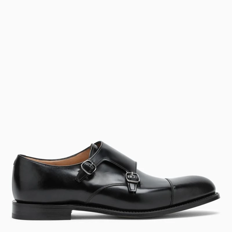 商品Church's|Black Monk Strap Detroit derby shoes,价格¥7141,第1张图片