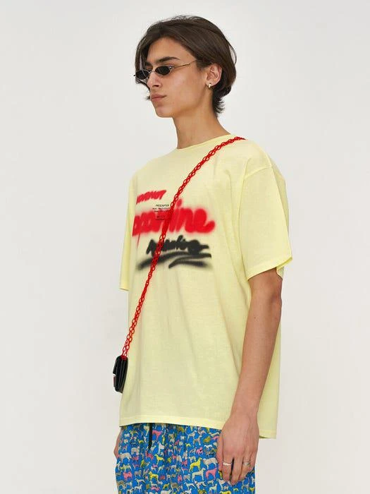 商品NORNOT|Regular Fit Dopamine T-Shirt Yellow,价格¥797,第2张图片详细描述
