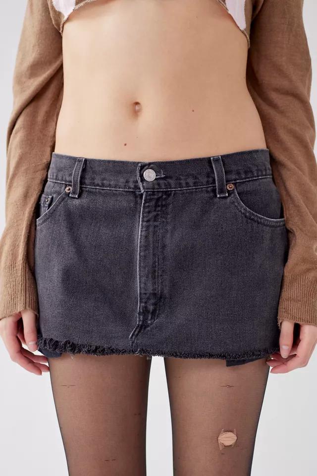 Urban Renewal Remade Levi’s® Low-Rise Denim Mini Skirt商品第3张图片规格展示