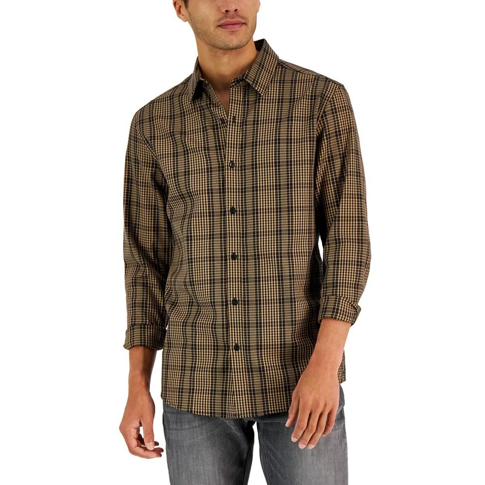 商品Michael Kors|Men's Thames Classic-Fit Check Button-Down Shirt,价格¥342,第1张图片