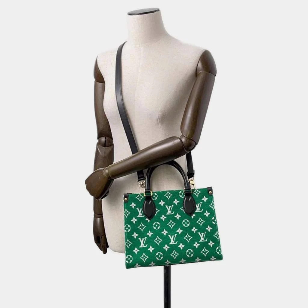 Louis Vuitton Green Monogram Jacquard Velvet LV Match Onthego PM Bag 商品