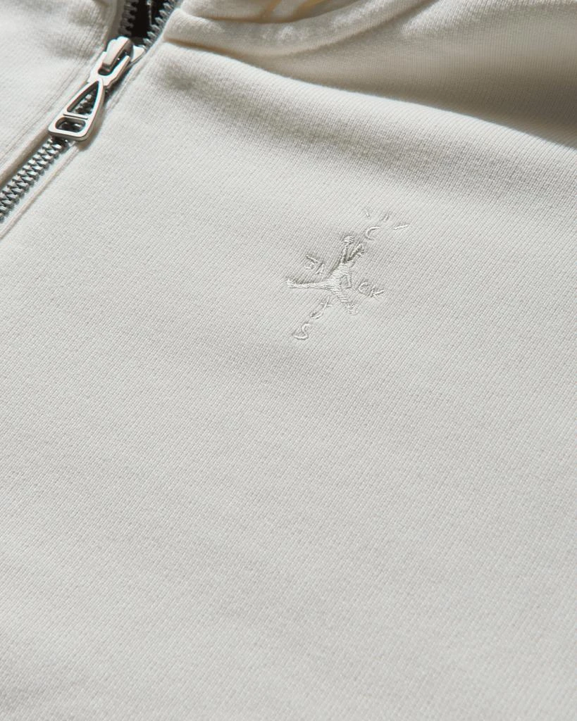 商品Jordan|Men's Travis Scott Full-Zip Hoodie Sail,价格¥886,第3张图片详细描述