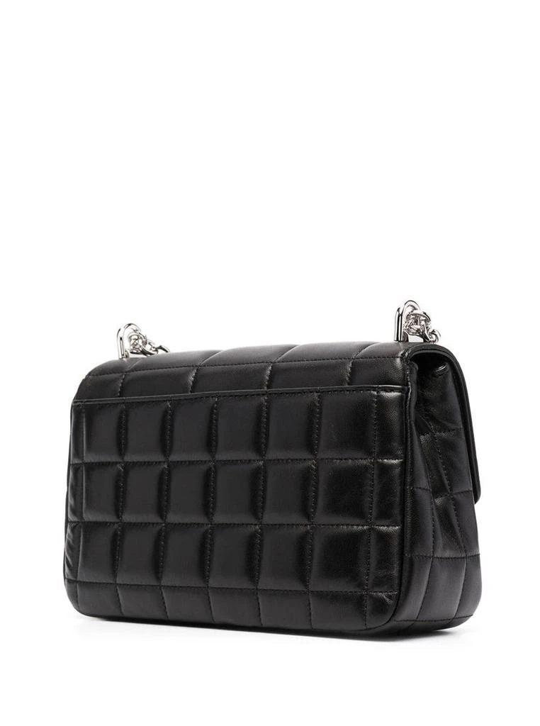 商品Michael Kors|Soho Black Quilted Leather Shoulder Bag with Silver Details Woman,价格¥2307,第2张图片详细描述