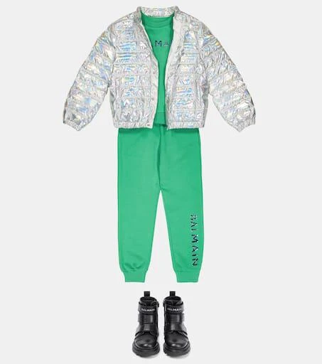 商品Balmain|Quilted metallic jacket,价格¥4481,第2张图片详细描述
