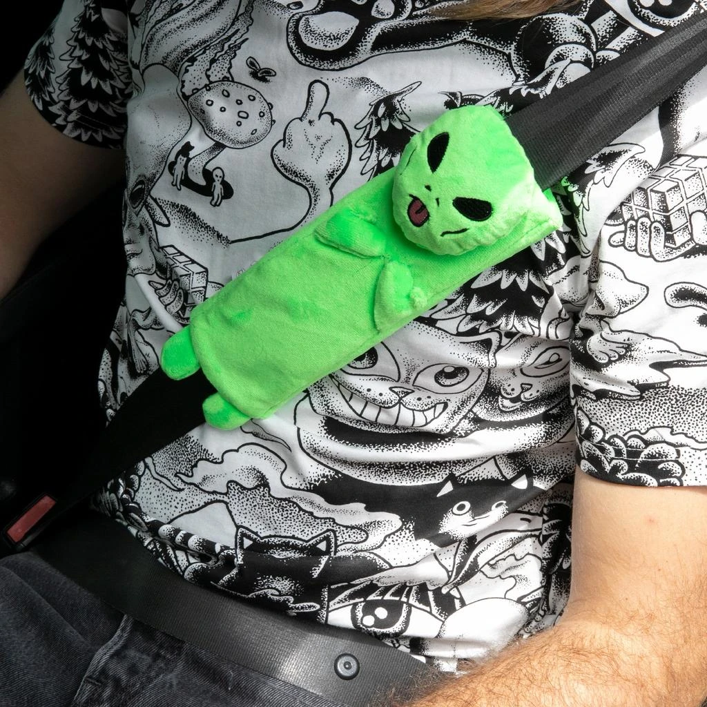 商品RIPNDIP|Alien Seat Belt Cover (Green),价格¥61,第2张图片详细描述