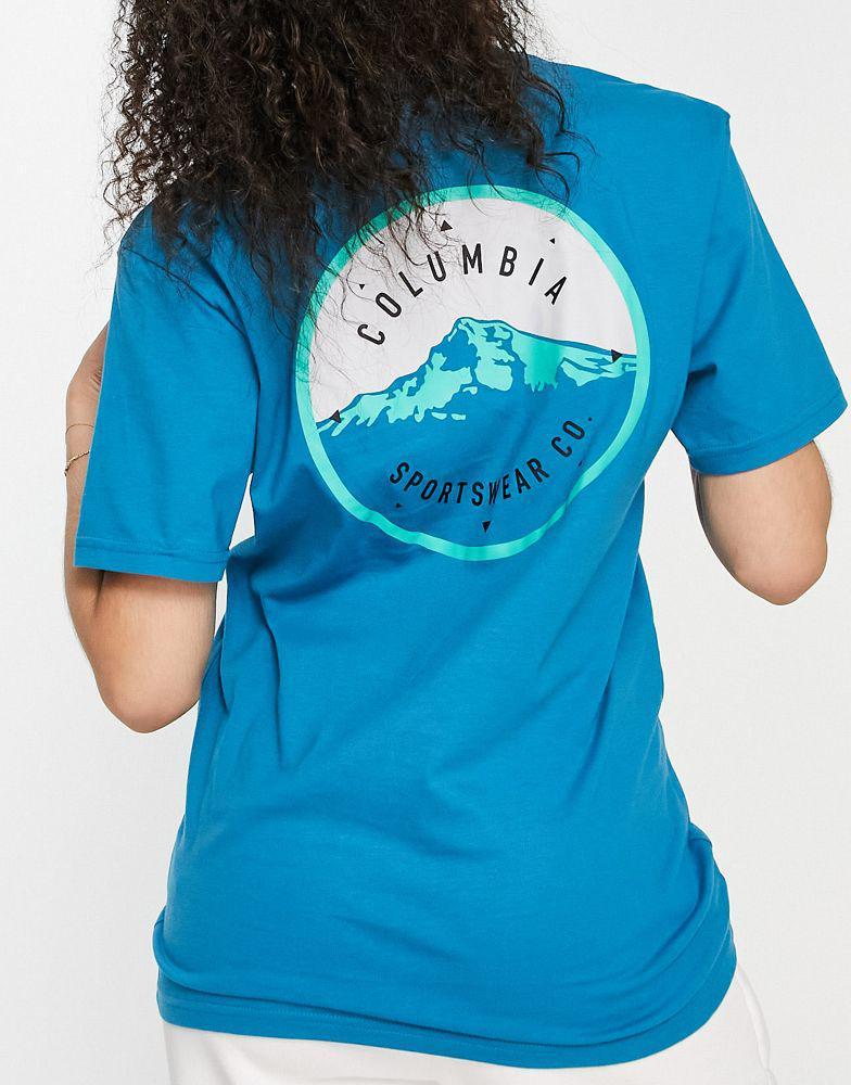 商品Columbia|Columbia Tillamook Way II back print t-shirt in green  Exclusive at ASOS,价格¥221,第6张图片详细描述