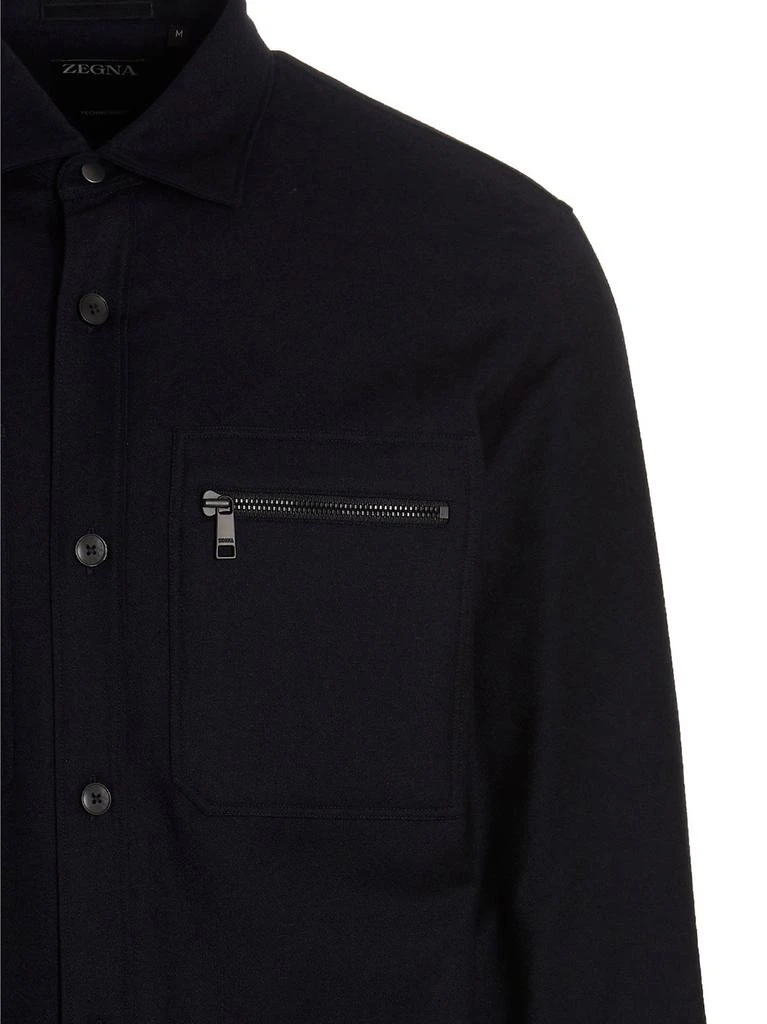商品Zegna|Merino tech overshirt,价格¥2913,第3张图片详细描述