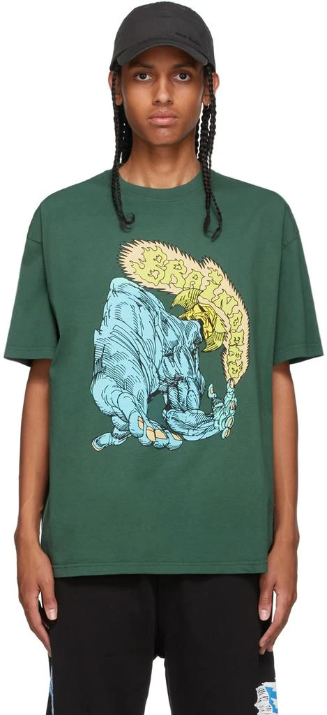 商品Brain Dead|Green Twister T-Shirt,价格¥244,第1张图片