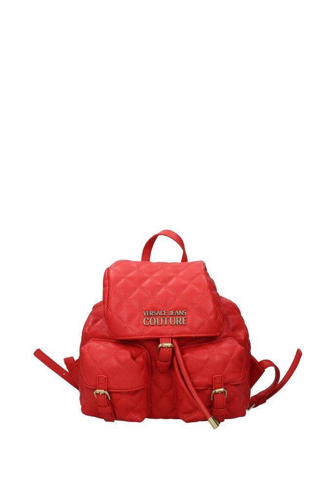 商品Versace|Backpacks and bumbags couture Polyurethane Red,价格¥1210,第1张图片