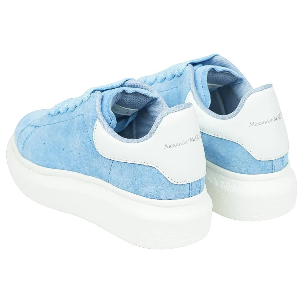 商品Alexander McQueen|Blue Suede Leather Trainers,价格¥1184,第2张图片详细描述