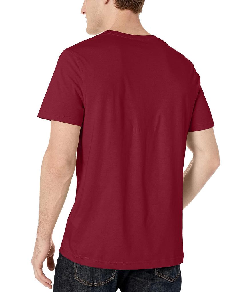 Men's Short Sleeve Solid Crew Neck T-Shirt商品第3张图片规格展示
