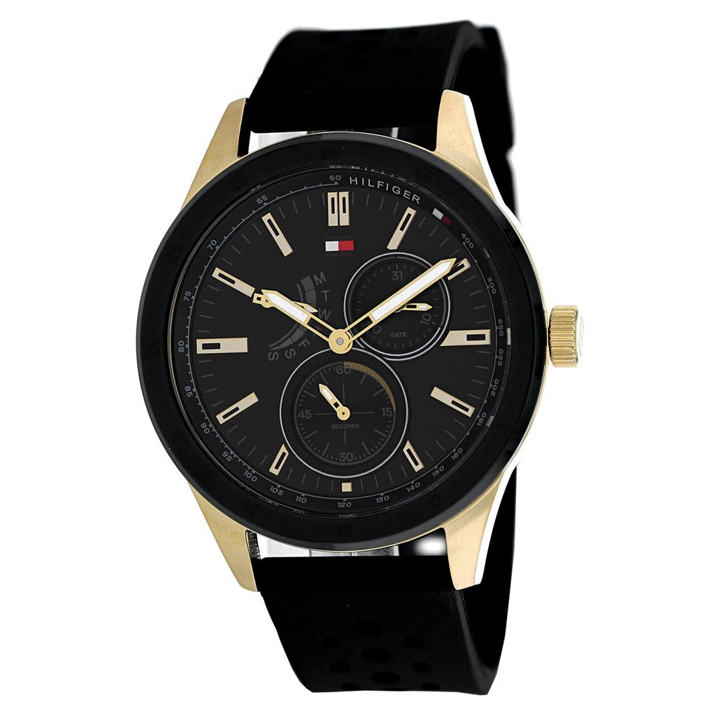 Tommy Hilfiger Men's Black dial Watch商品第1张图片规格展示