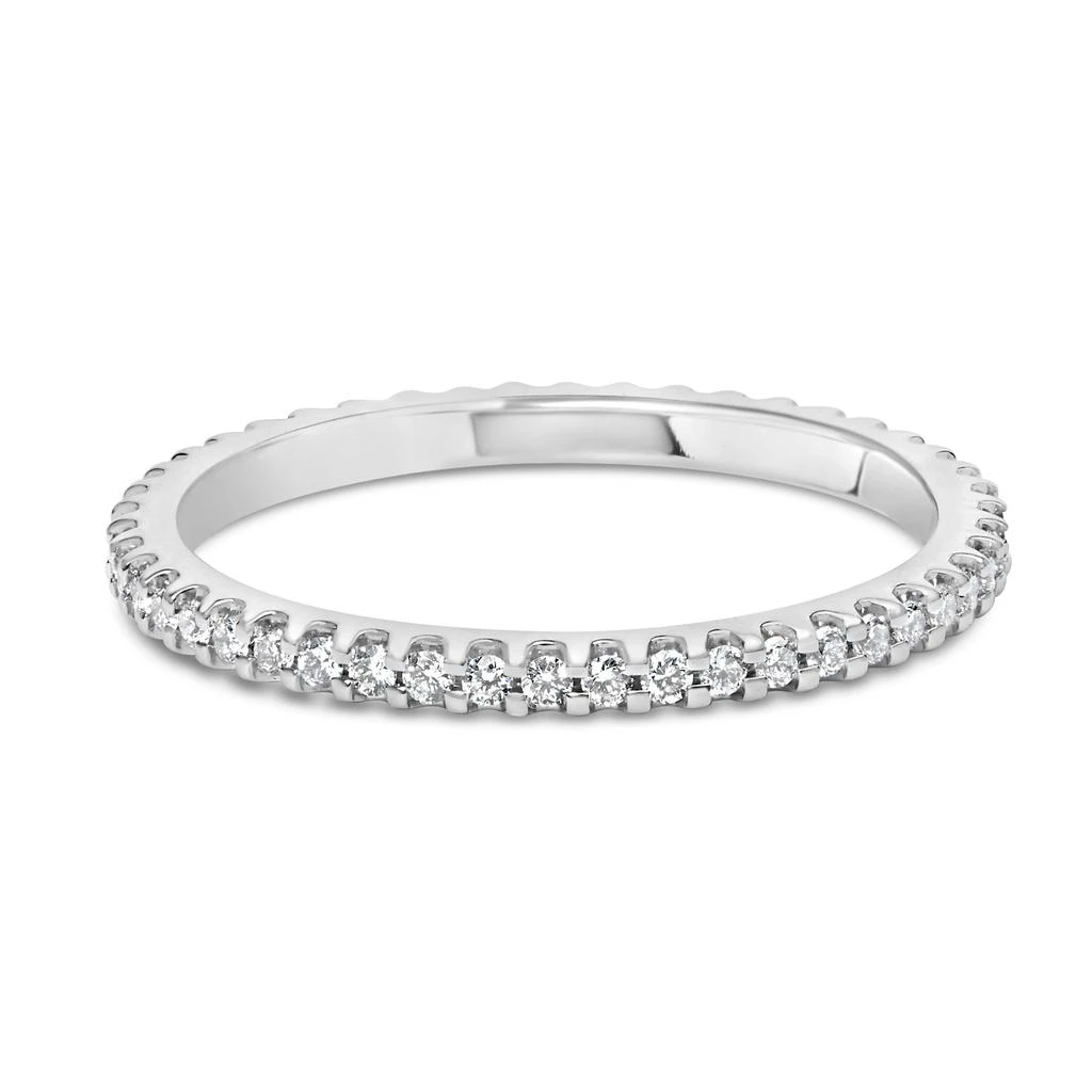 商品Haus of Brilliance|14K White Gold Shared Prong Set Round Diamond Eternity Band Ring,价格¥9266,第1张图片