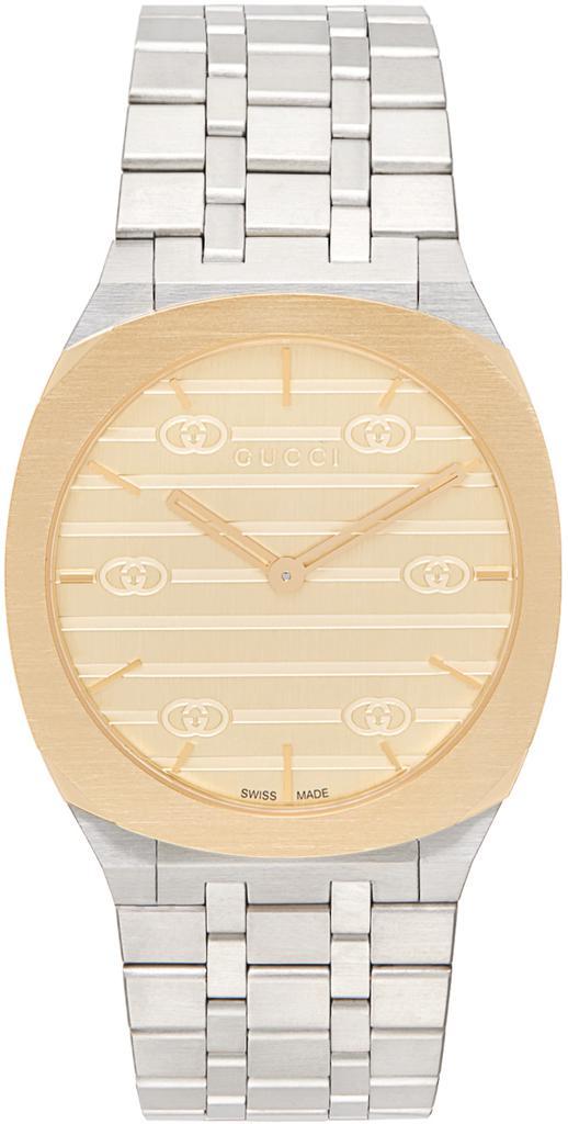 商品Gucci|Gold 25H Watch,价格¥14327,第1张图片