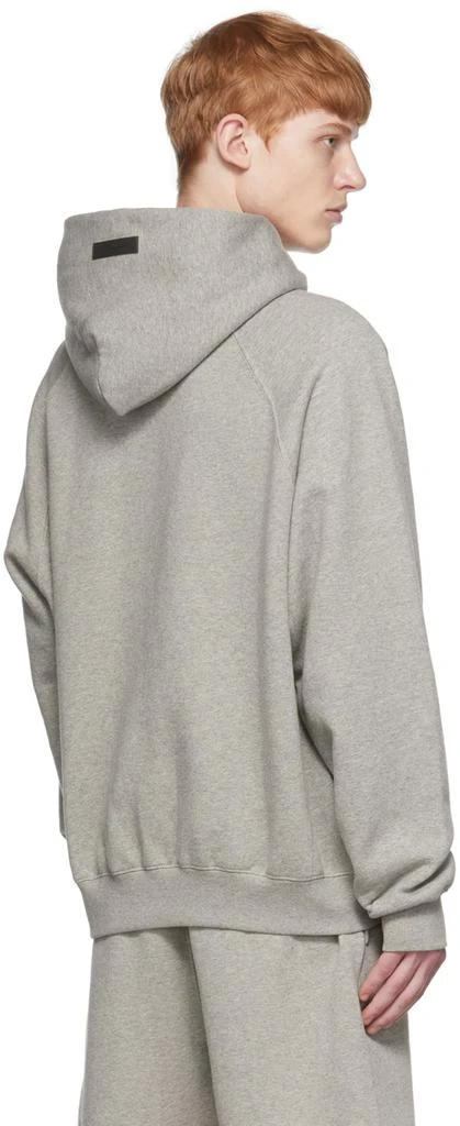 Fear of God ESSENTIALS Gray Cotton Hoodie 3