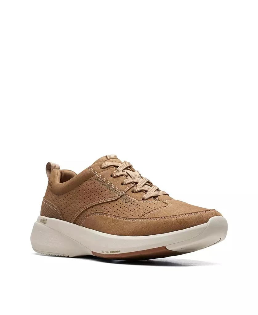 商品Clarks|Men's Lehman Mix Lace-Up Shoes,价格¥451,第1张图片
