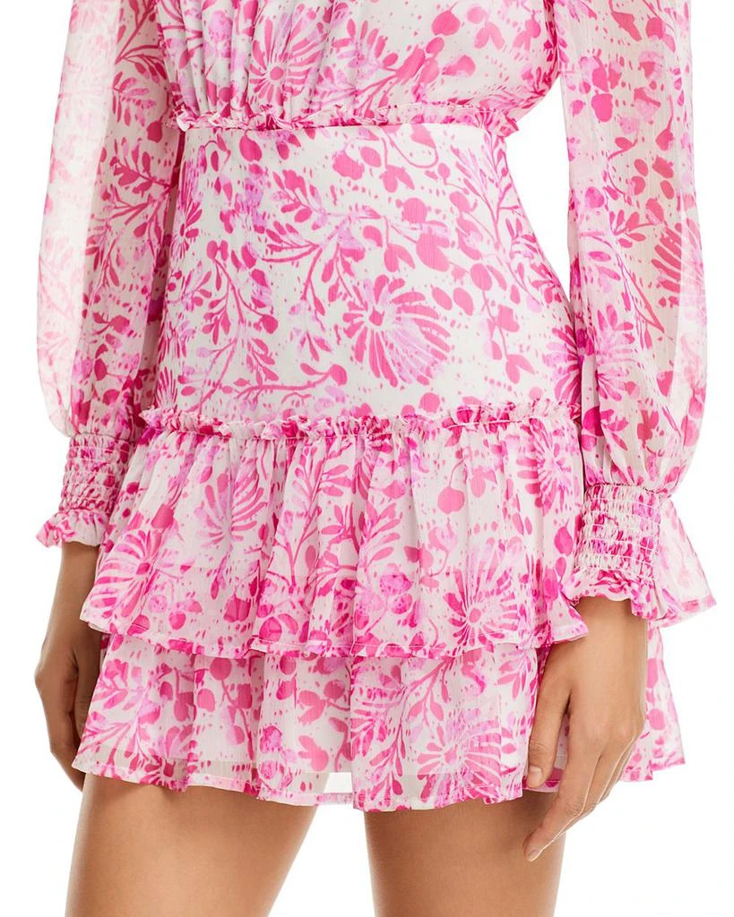 Floral Print Ruffle Tiered Mini Dress - 100% Exclusive 商品