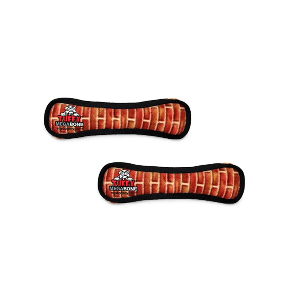 商品Tuffy|Mega Bone Brick, 2-Pack Dog Toys,价格¥260,第1张图片