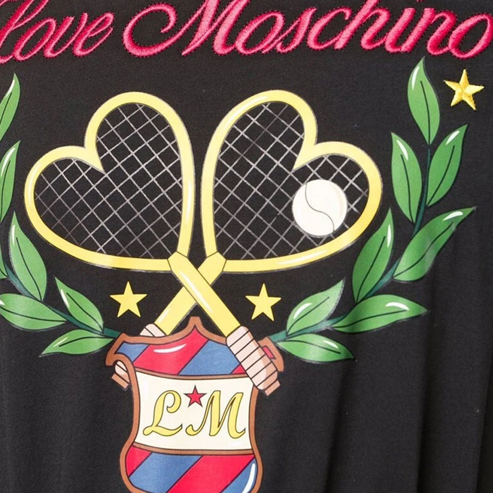 MOSCHINO 黑色女士T恤 W4F8744-M3876-C74 商品