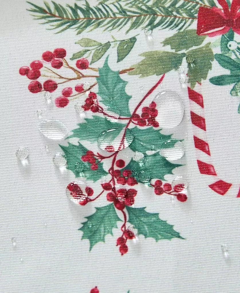 Easy Care Holiday Tablecloth, 70" Round 商品