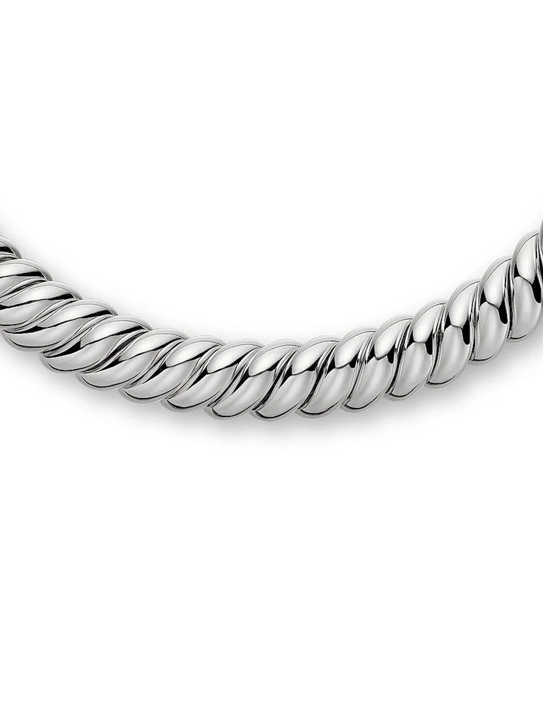 商品David Yurman|Sculpted Cable Necklace in Sterling Silver, 14MM,价格¥21821,第3张图片详细描述