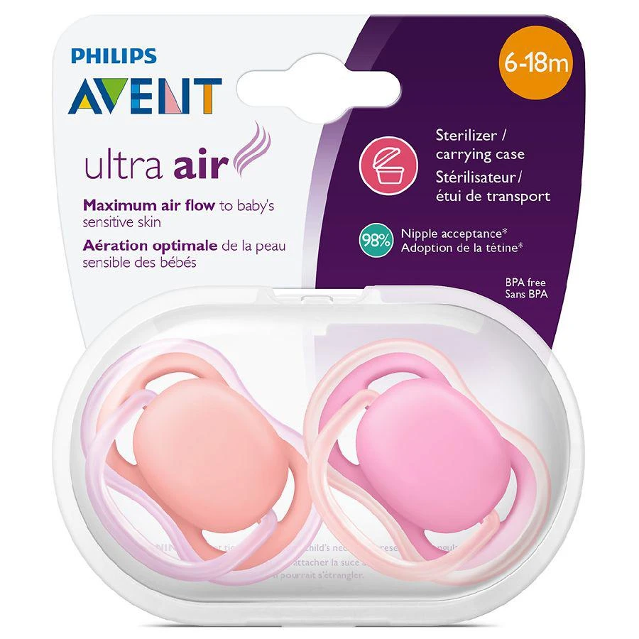 商品Philips Avent|婴儿矫正安抚奶嘴 (6-18个月),价格¥37,第1张图片