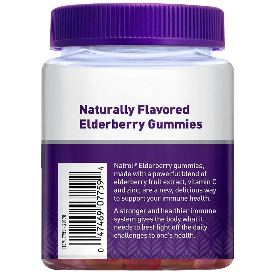 Elderberry 100 mg with Vitamin C and Zinc, Immune Health, Gummies 商品