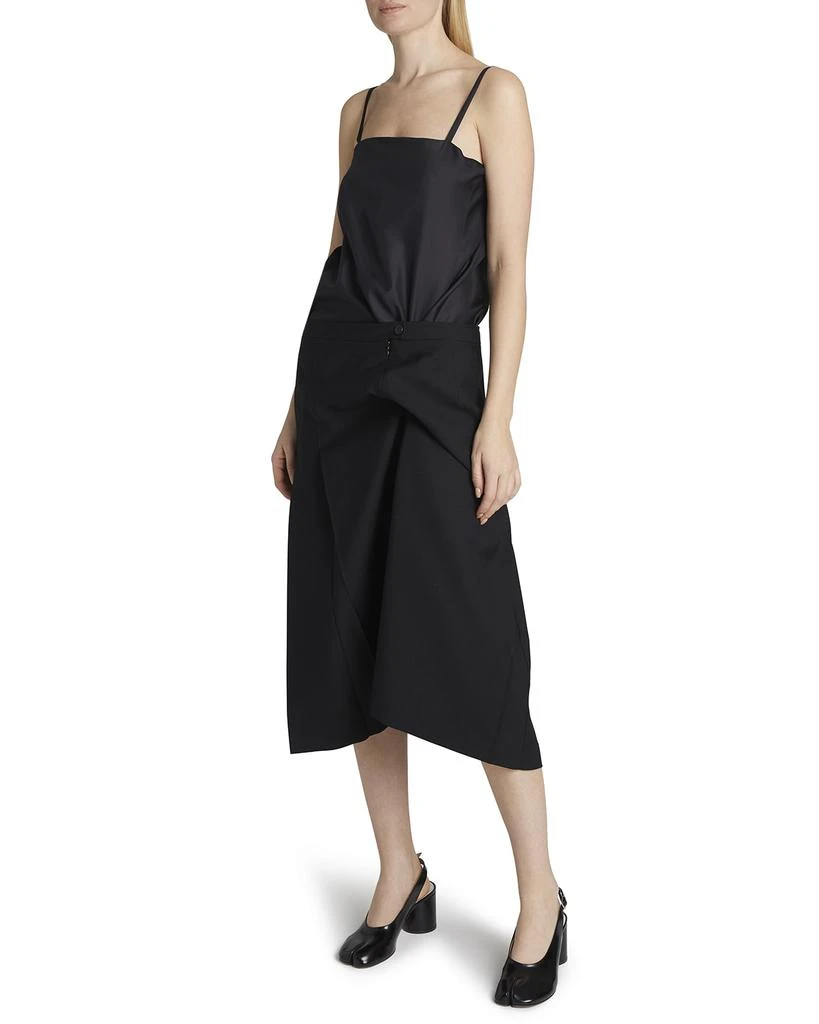 商品MAISON MARGIELA|Mixed-Media Deconstructed Midi Dress,价格¥15850,第3张图片详细描述