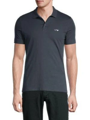 商品Armani|阿玛尼男士短袖弹力棉 Polo 衫 ,价格¥413,第1张图片