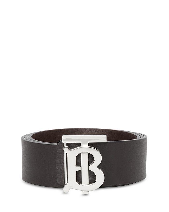 商品Burberry|Men's Reversible Monogram Plaque Buckle Leather Belt,价格¥4343,第3张图片详细描述