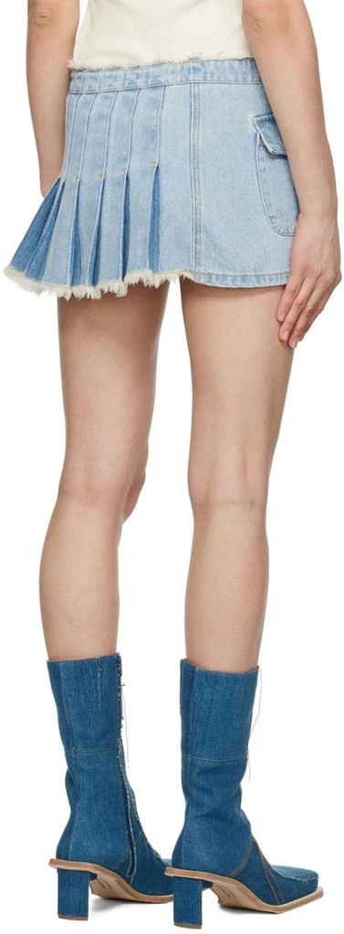商品ANDERSSON BELL|Blue Apron Wrap Denim Miniskirt,价格¥832,第3张图片详细描述