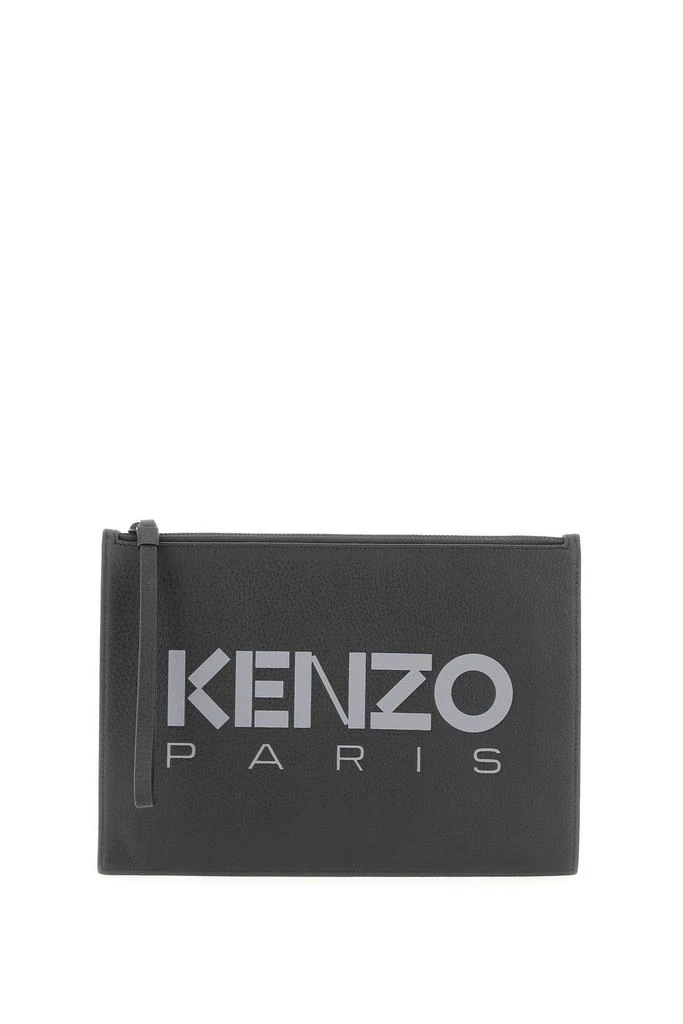 商品Kenzo|Kenzo leather flat pouch,价格¥1167,第1张图片