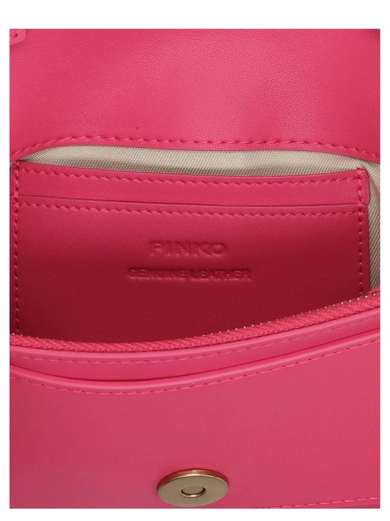商品PINKO|Pinko Love Chain Linked Crossbody Bag,价格¥1117,第4张图片详细描述