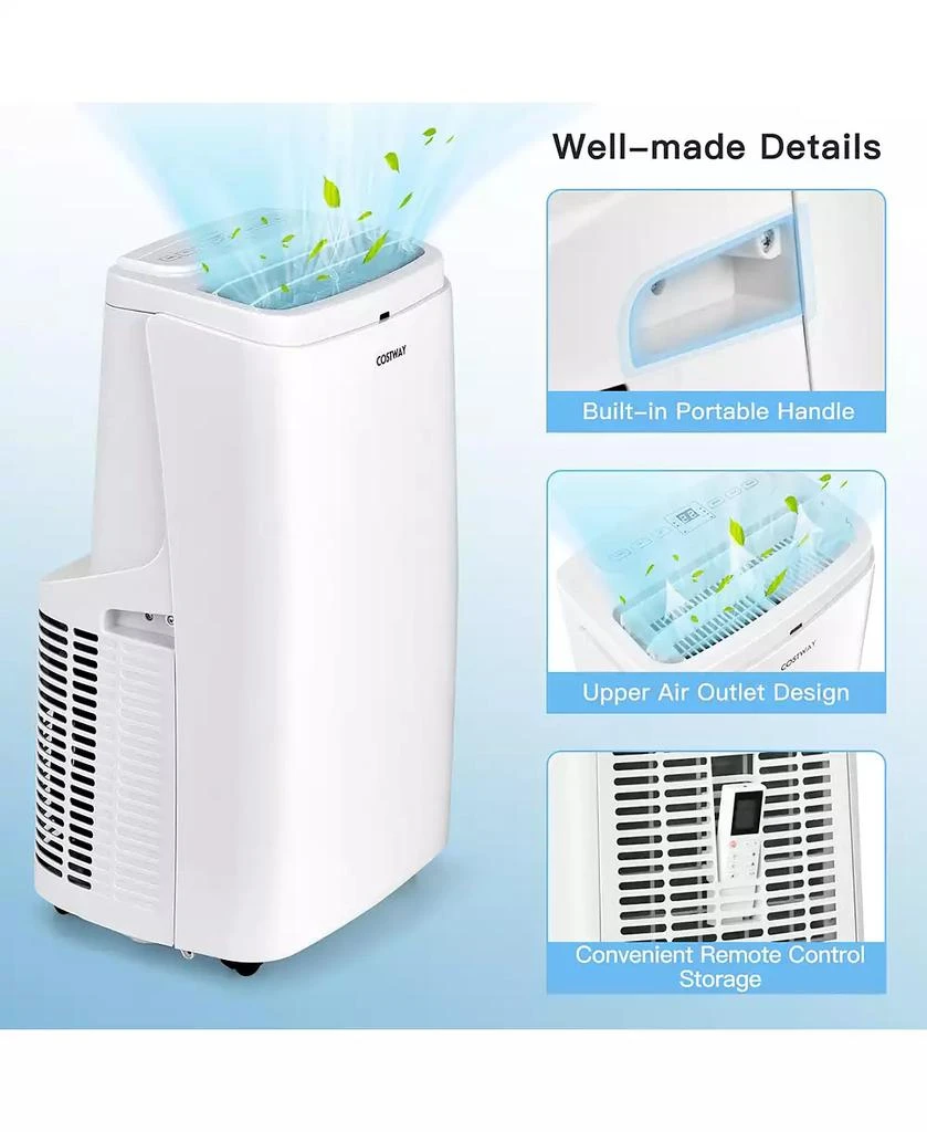12000BTU Portable Air Conditioner 3-in-1 Air Cooler Fan Dehumidifier w/ Remote 商品