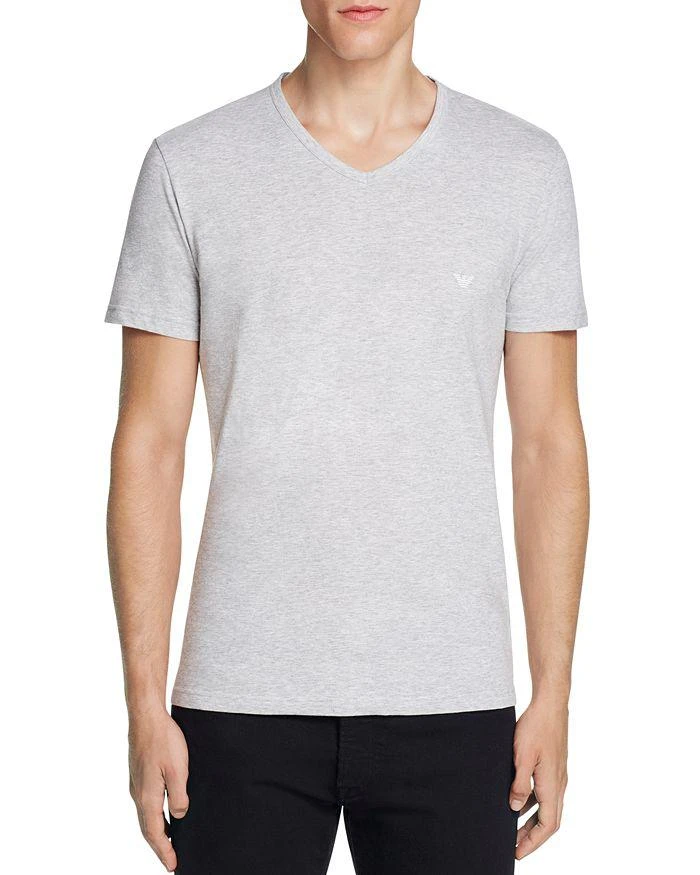 商品Emporio Armani|纯棉V领T恤三件装,价格¥526,第2张图片详细描述