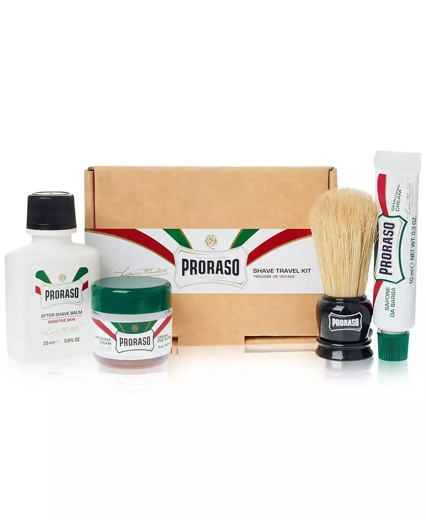 商品Proraso|4-Pc. Travel Shave Gift Set,价格¥116,第1张图片