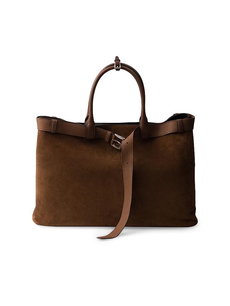 【PRADA】Suedeショルダーバッグ 8104ab92-660c-3fe9-b8e0-