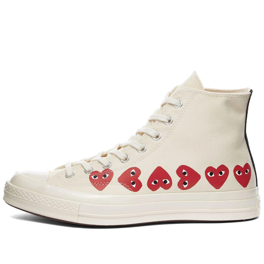 商品Comme des Garcons|Comme des Garcons Play x Converse Chuck Taylor Multi Heart 1,价格¥1200,第2张图片详细描述