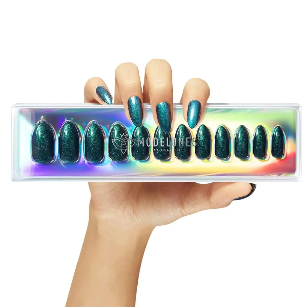 商品[国内直发] MODELONES|Bet on You - 24 Fake Nails 12 Sizes Short Almond Press on Nails Kit,价格¥90,第5张图片详细描述