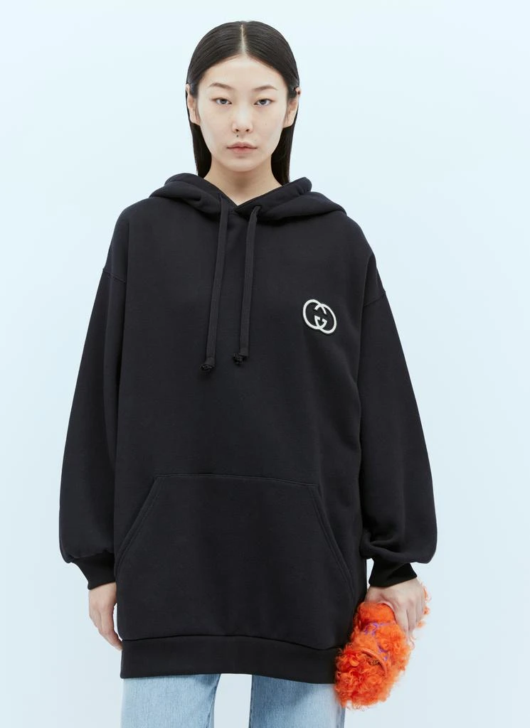 商品Gucci|Maxi Interlocking GG Hooded Sweatshirt,价格¥4396,第3张图片详细描述