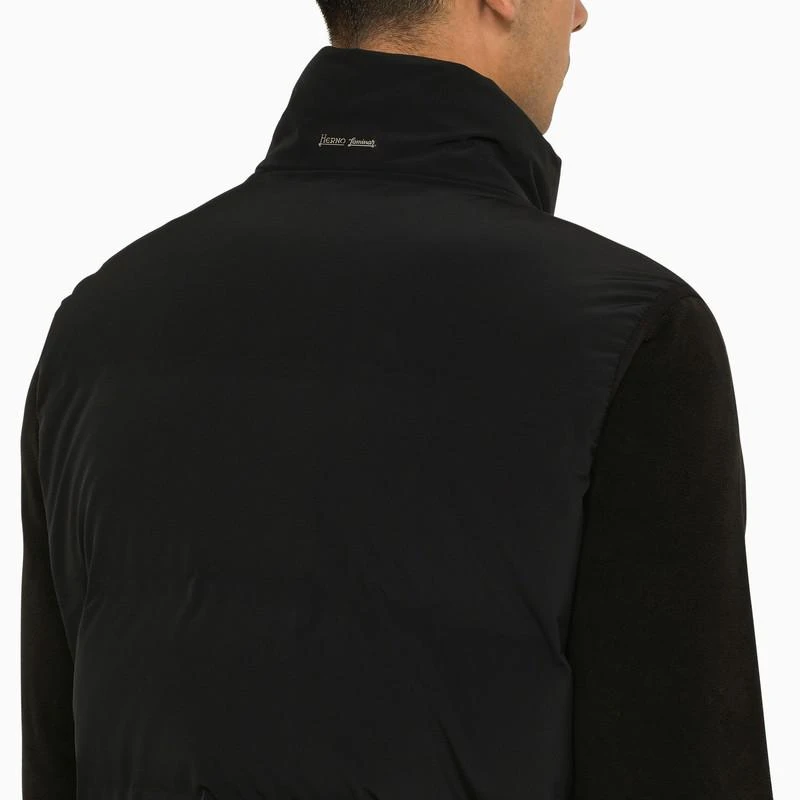 商品Herno|Dark blue Laminar padded waistcoat,价格¥5985,第4张图片详细描述