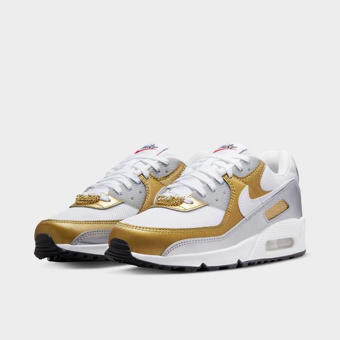 Women's Nike Air Max 90 SE Metallic Casual Shoes商品第2张图片规格展示