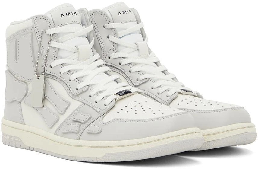 商品AMIRI|Gray Skel High-Top Sneakers,价格¥2717,第4张图片详细描述